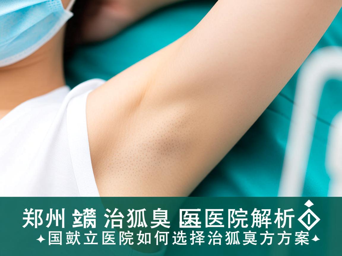 郑州治狐臭医院解析，国立医院如何选择治狐臭方案