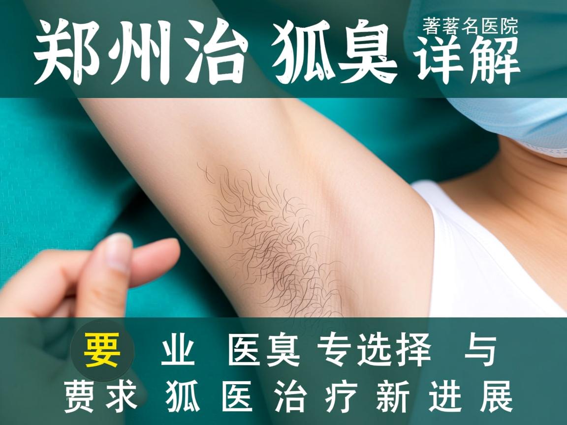 郑州治狐臭著名医院详解，专业选择与狐臭治疗新进展
