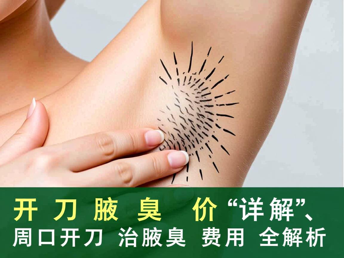 开刀治腋臭价格详解，周口开刀治腋臭费用全解析