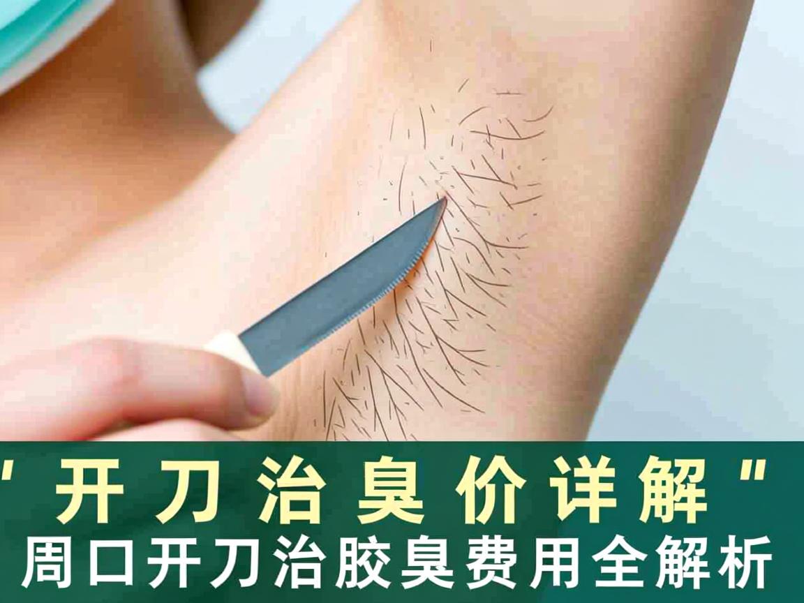 开刀治腋臭价格详解，周口开刀治腋臭费用全解析