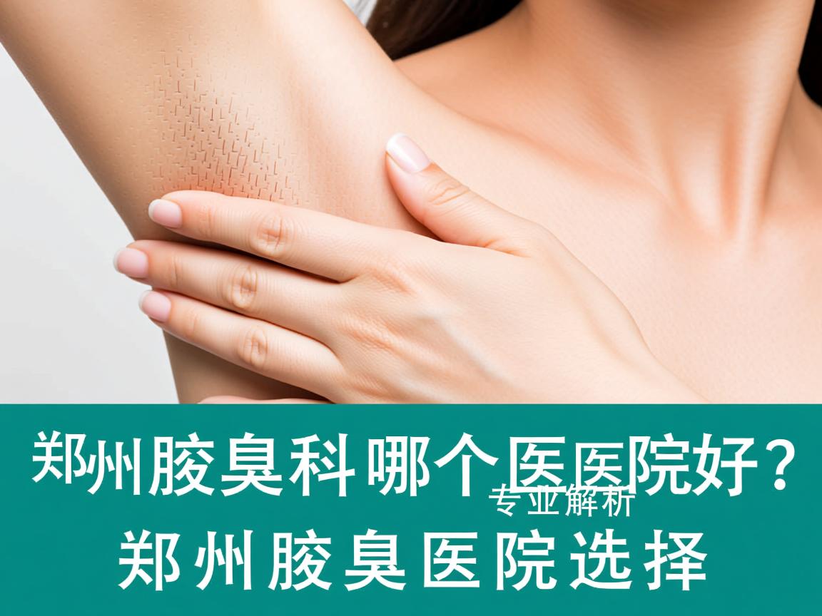 郑州看腋臭科哪个医院好？专业解析郑州腋臭医院选择