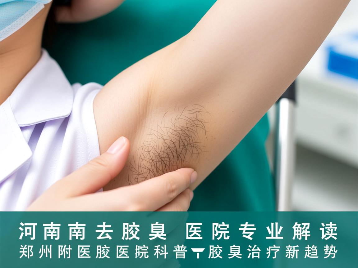 河南去腋臭医院专业解读，郑州附医腋臭医院科普腋臭治疗新趋势