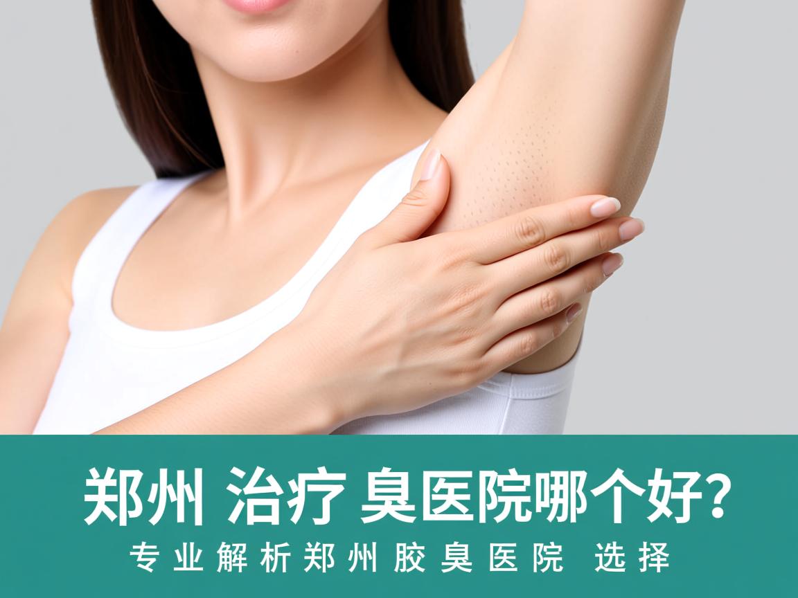 郑州治疗腋臭的医院哪个好？专业解析郑州腋臭医院的选择