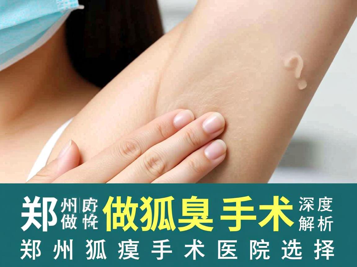 郑州做狐臭手术什么医院好？深度解析郑州狐臭手术医院选择