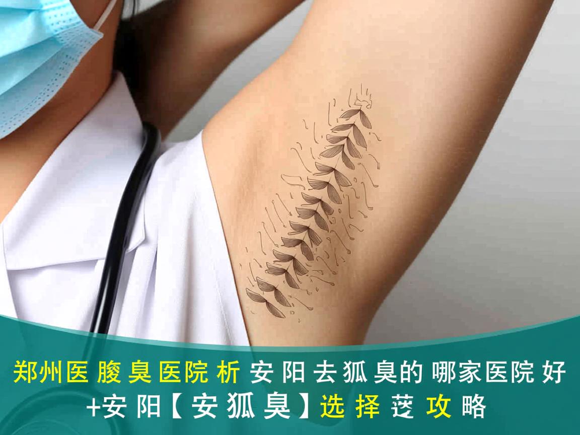 郑州附医腋臭医院解析，安阳去狐臭的哪家医院好，安阳去狐臭选择攻略