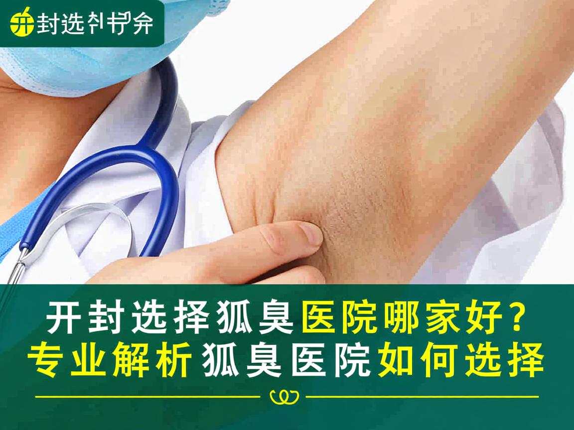 开封选择狐臭医院哪家好？专业解析狐臭医院如何选择
