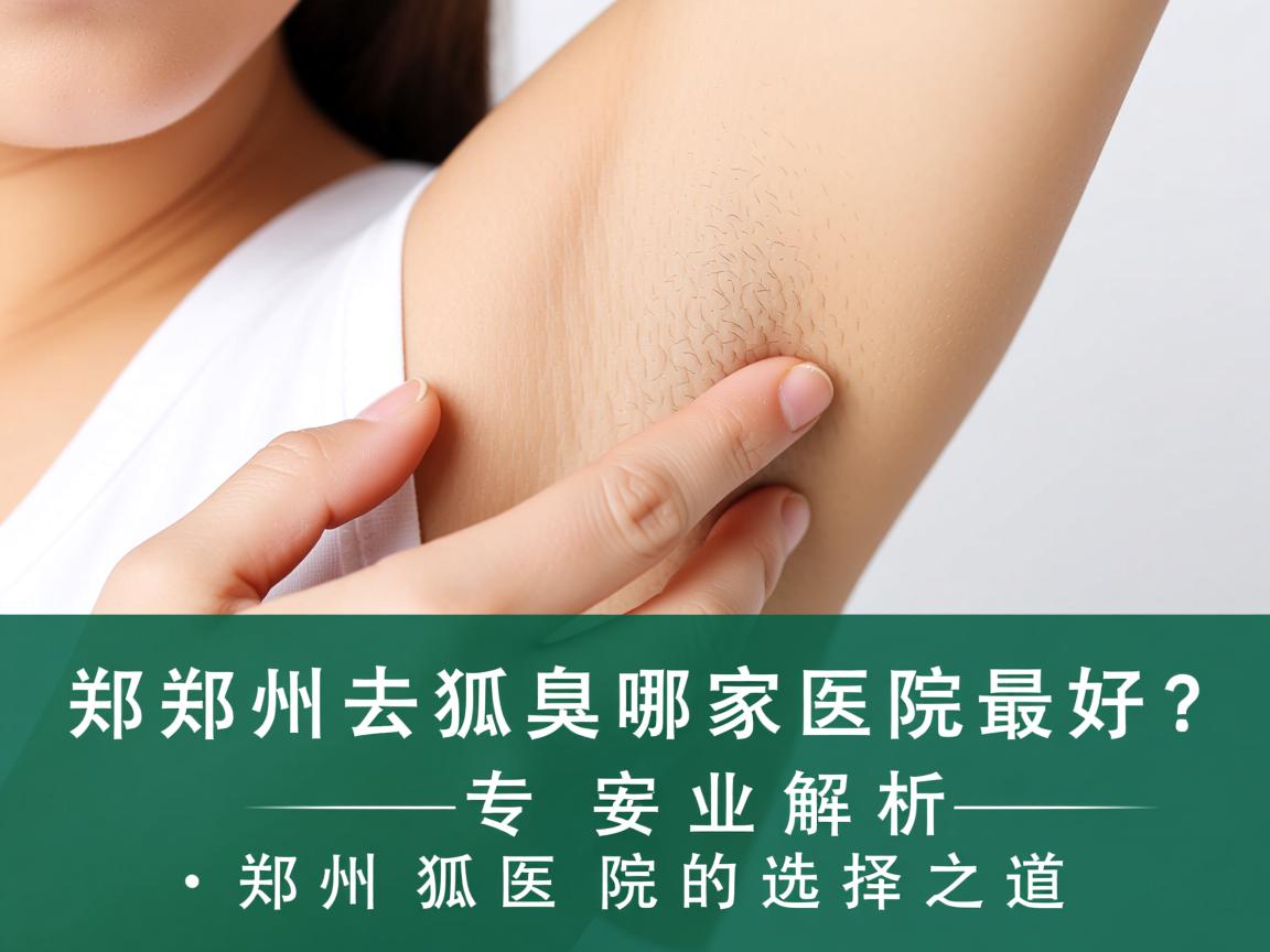 郑州去狐臭哪家医院最好？专业解析郑州狐臭医院的选择之道