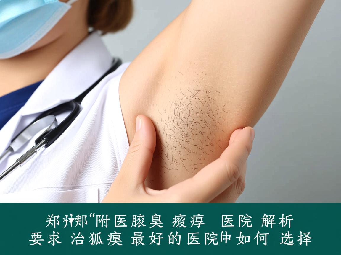 郑州附医腋臭医院解析，郑州治狐臭最好的医院如何选择