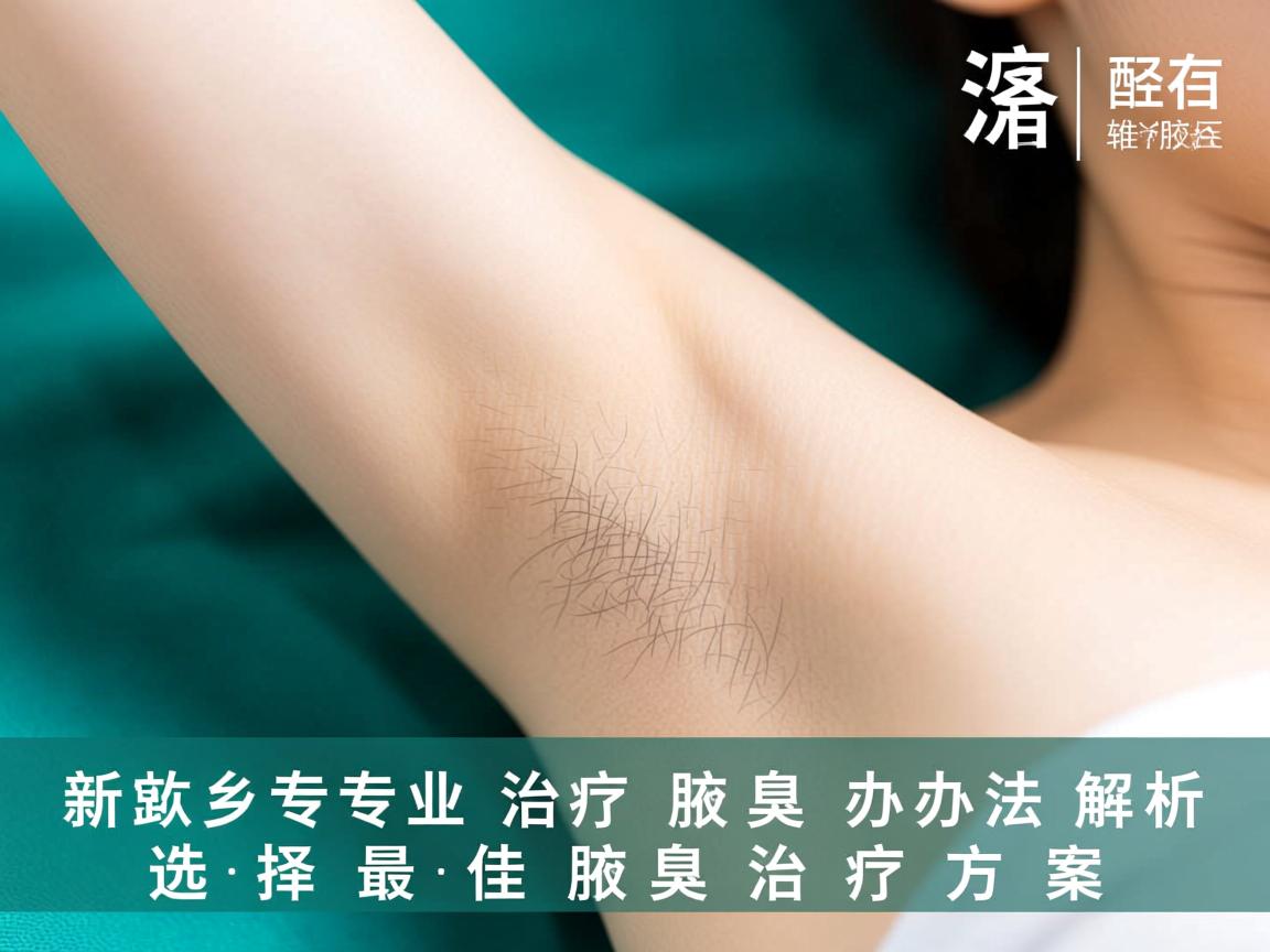 新乡专业治疗腋臭办法解析，选择最佳腋臭治疗方案