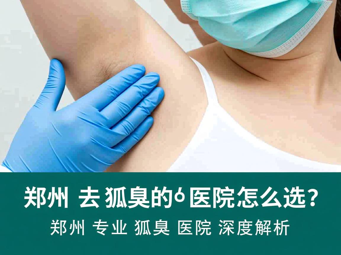 郑州去狐臭的医院怎么选？郑州专业狐臭医院深度解析