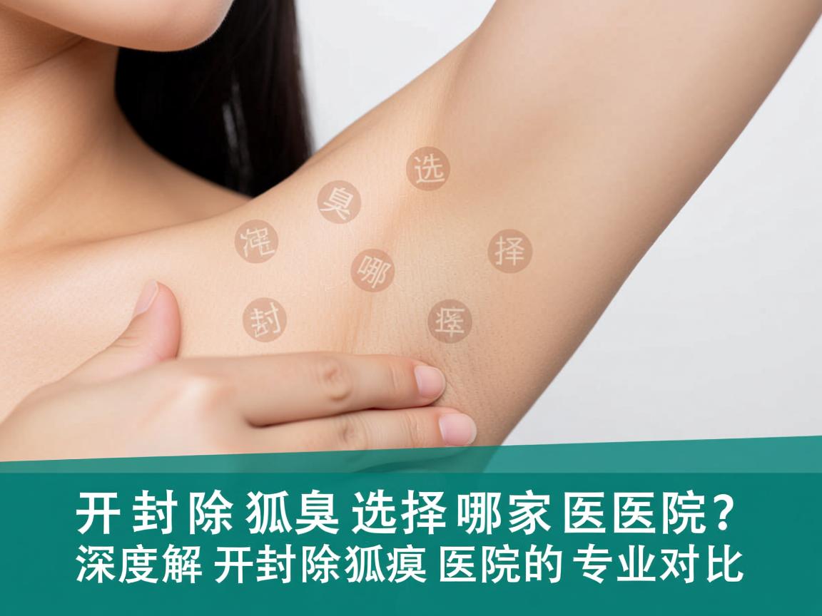 开封除狐臭选择哪家医院？深度解析开封除狐臭医院的专业对比