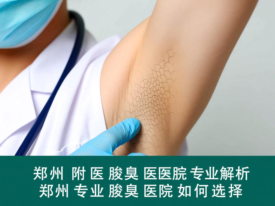 郑州附医腋臭医院专业解析，郑州专业腋臭医院如何选择