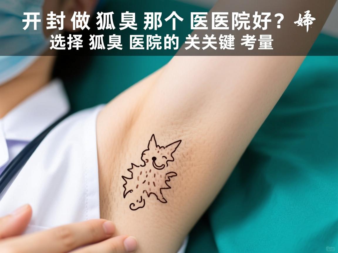 开封做狐臭那个医院好？选择狐臭医院的关键考量