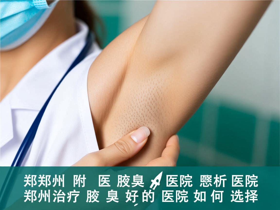 郑州附医腋臭医院解析，郑州治疗腋臭好的医院如何选择