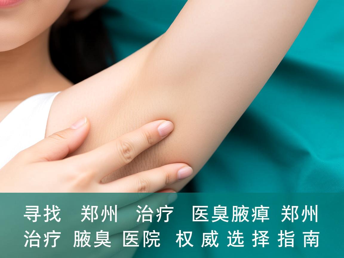 寻找郑州治疗腋臭医院，郑州治疗腋臭医院的权威选择指南