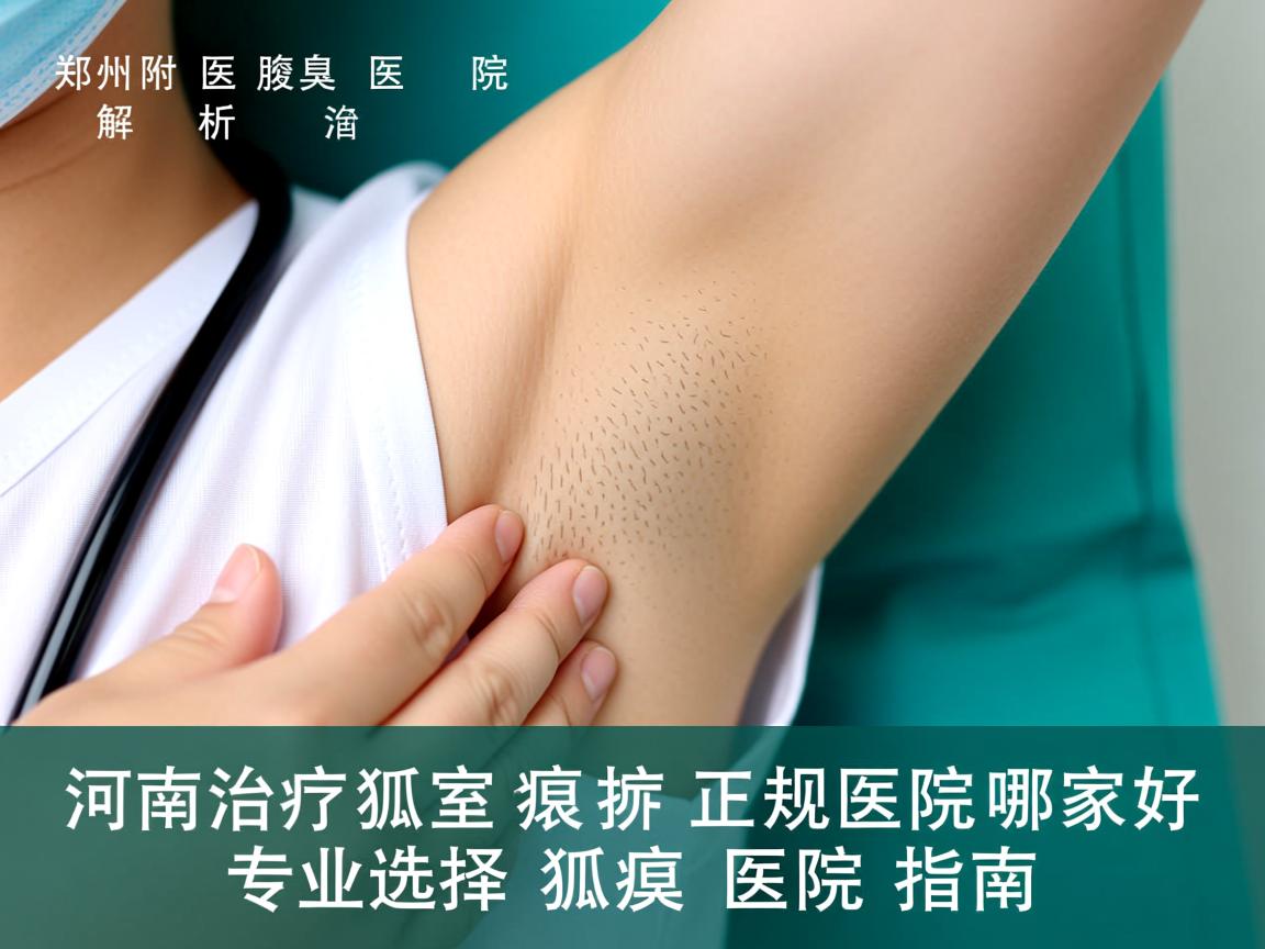郑州附医腋臭医院解析，河南治疗狐臭正规医院哪家好，专业选择狐臭医院指南