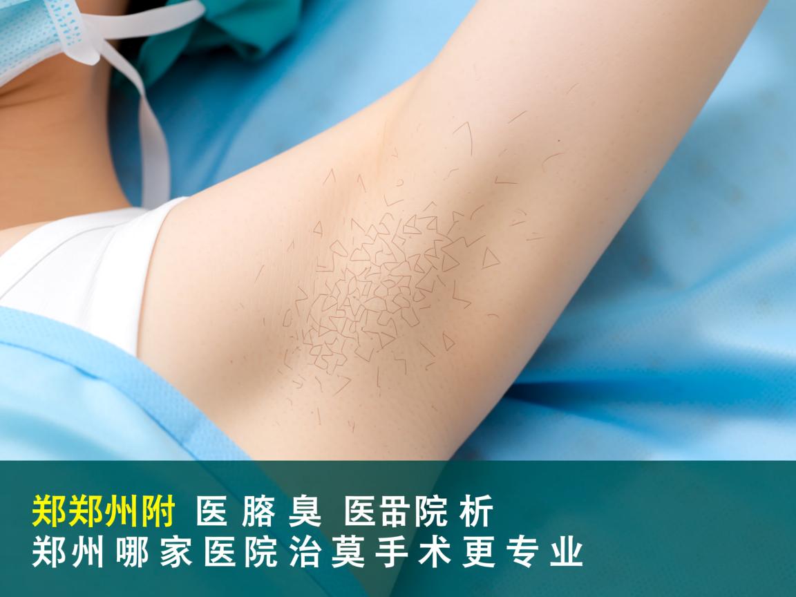 郑州附医腋臭医院解析，郑州哪家医院治腋臭手术更专业