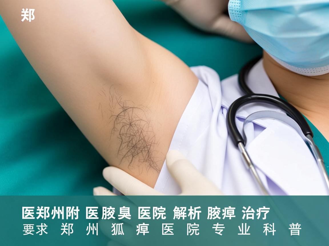 郑州附医腋臭医院解析腋臭治疗，郑州狐臭医院专业科普