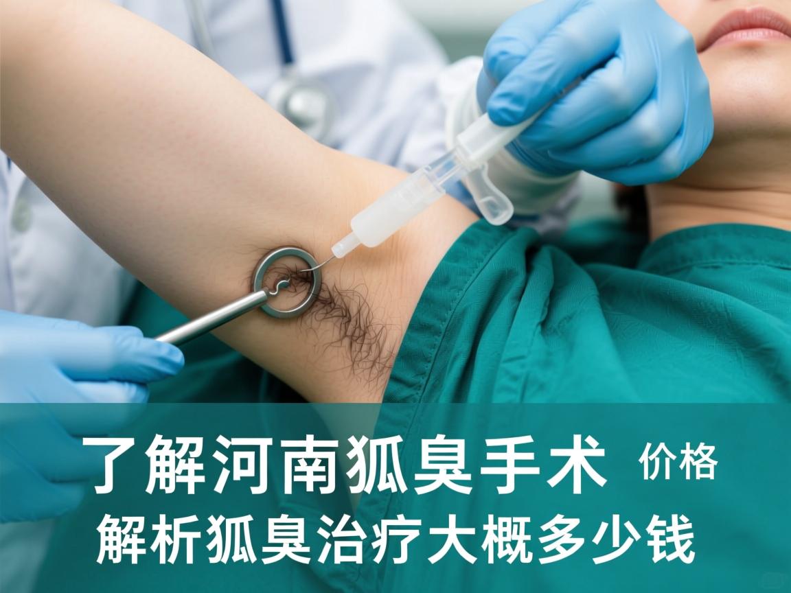 了解河南狐臭手术价格 解析狐臭治疗大概多少钱