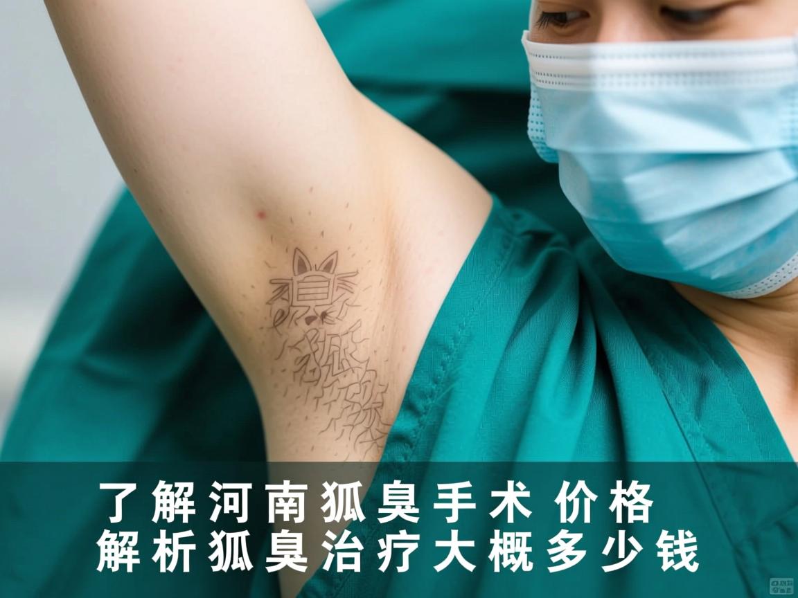 了解河南狐臭手术价格 解析狐臭治疗大概多少钱