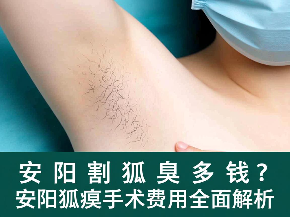 安阳割狐臭多钱？安阳狐臭手术费用全面解析
