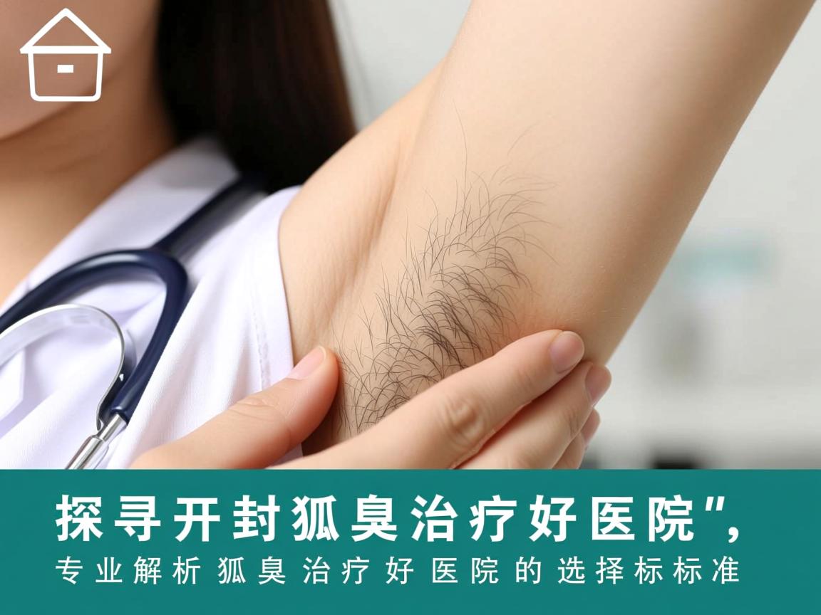 探寻开封狐臭治疗好医院，专业解析狐臭治疗好医院的选择标准