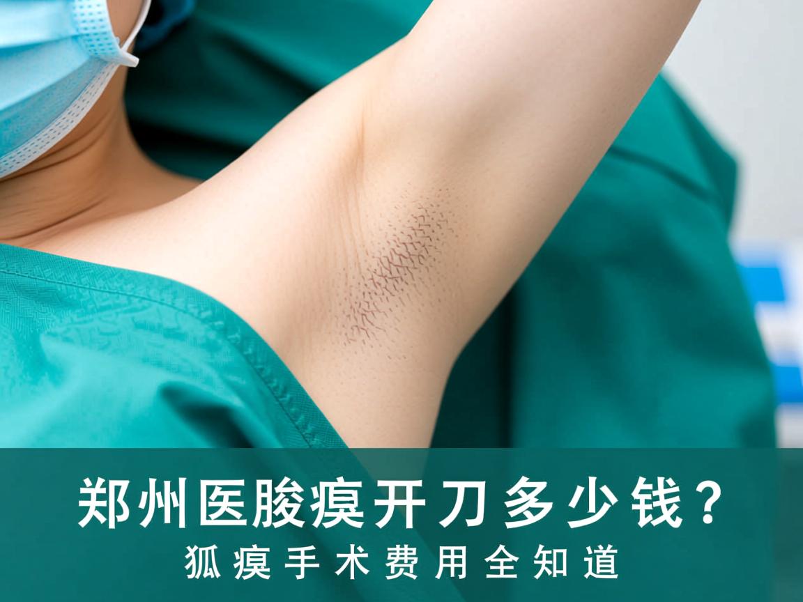 郑州附医腋臭医院解析，郑州狐臭开刀多少钱？狐臭手术费用全知道