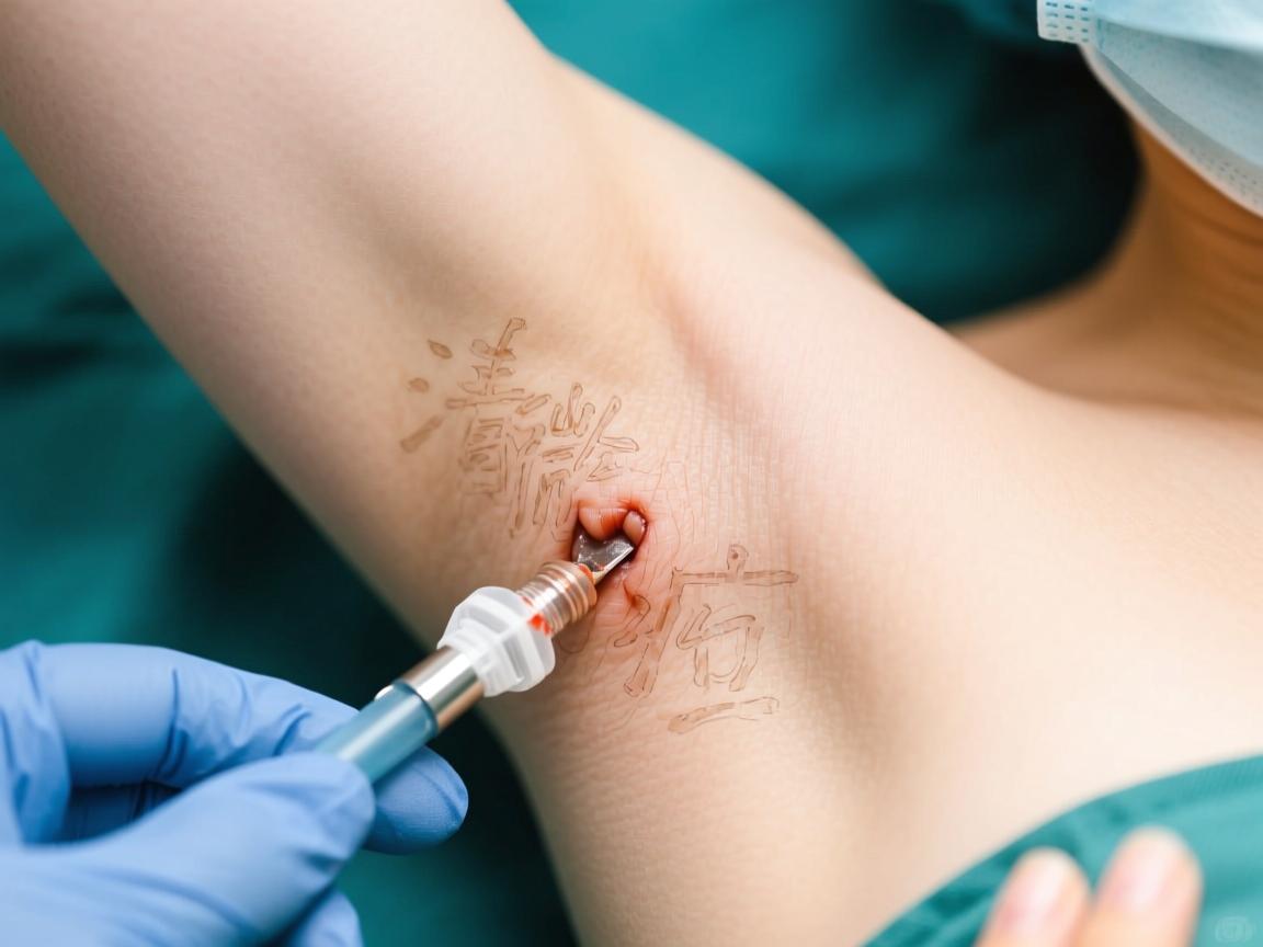 腋臭微创手术清除腋臭，专业解析微创清除腋臭的全过程