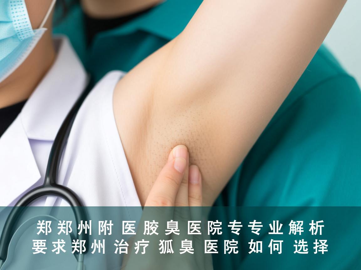 郑州附医腋臭医院专业解析，郑州治疗狐臭医院如何选择