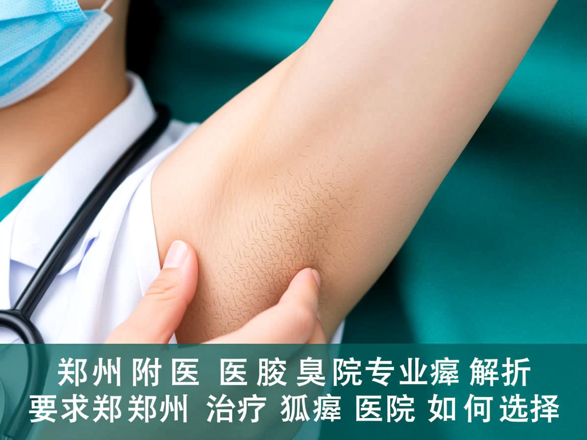 郑州附医腋臭医院专业解析，郑州治疗狐臭医院如何选择