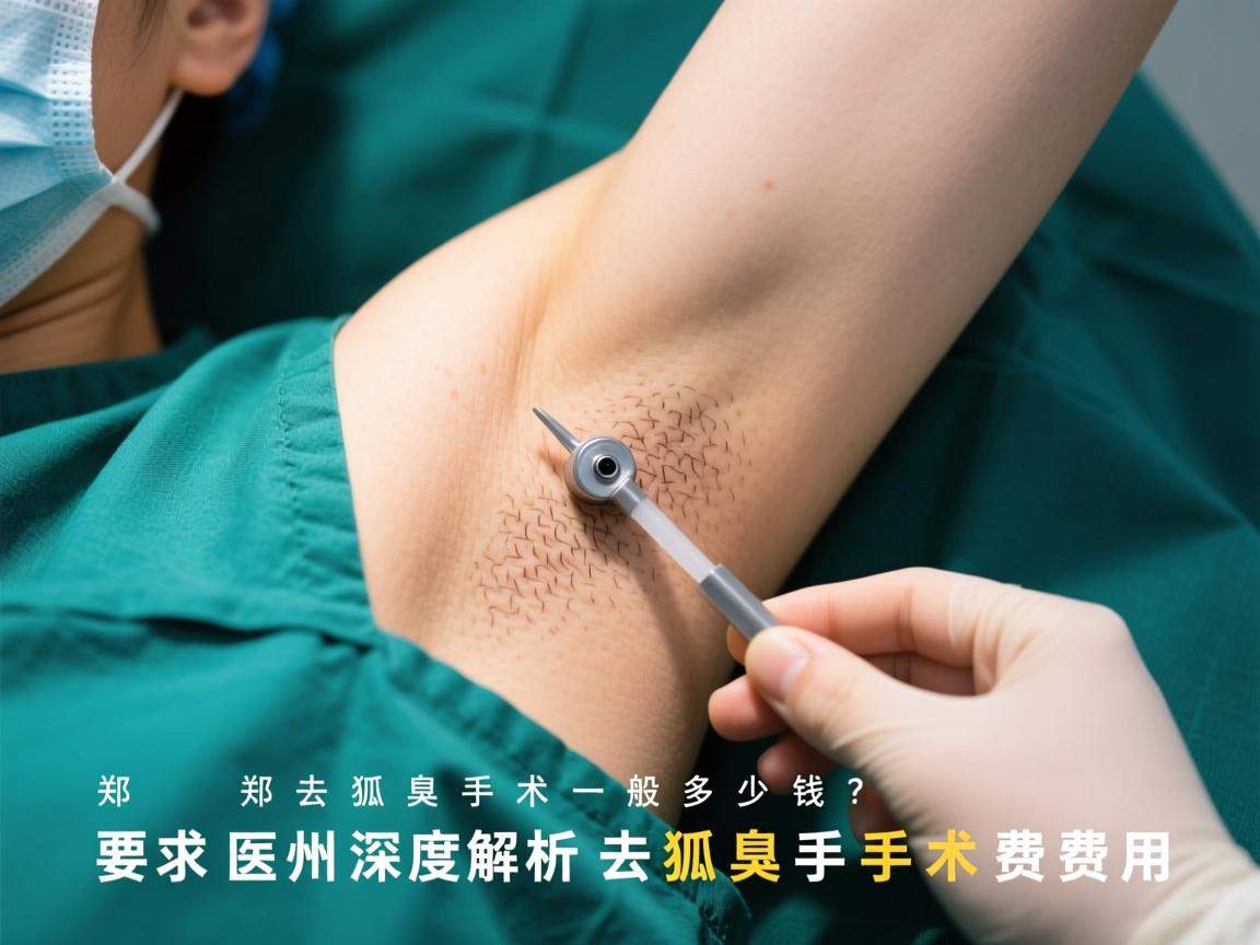 郑州去狐臭手术一般多少钱？深度解析郑州去狐臭手术费用