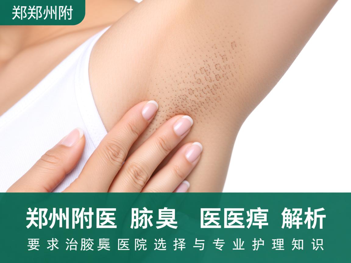郑州附医腋臭医院解析，郑州治腋臭医院选择与专业护理知识