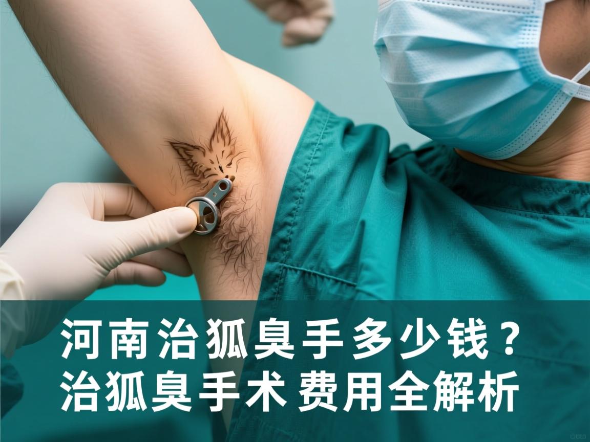河南治狐臭手术多少钱？治狐臭手术费用全解析
