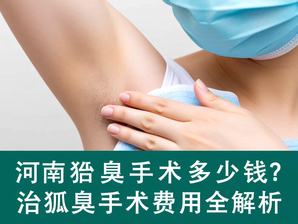 河南治狐臭手术多少钱？治狐臭手术费用全解析