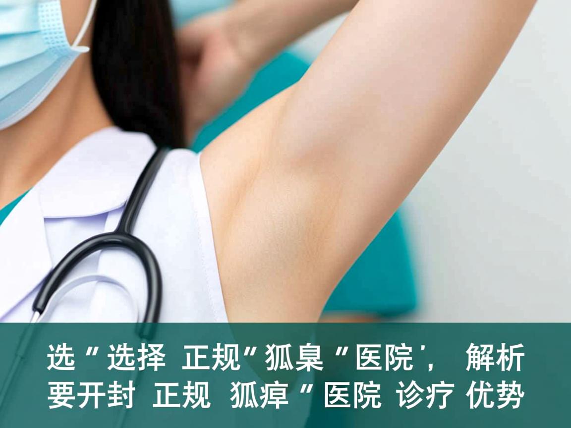 选择正规狐臭医院，解析开封正规狐臭医院的诊疗优势