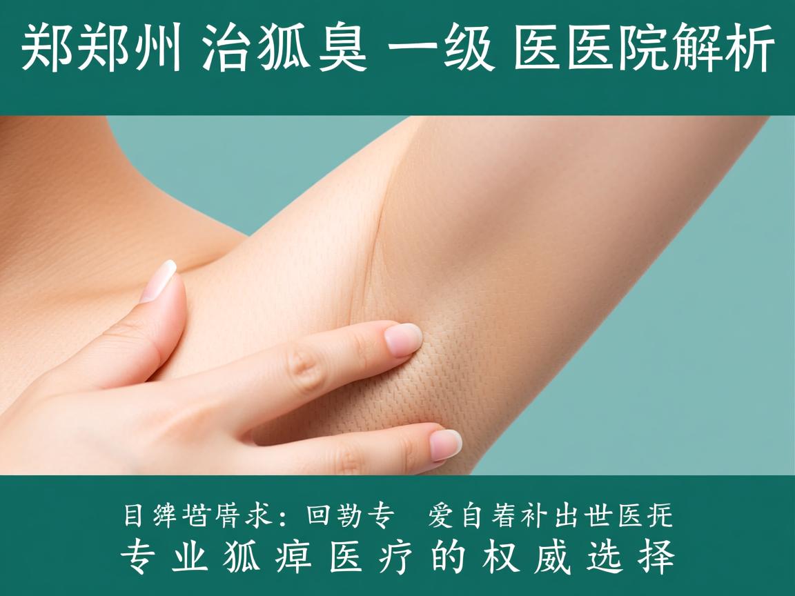 郑州治狐臭一级医院解析，专业狐臭医疗的权威选择