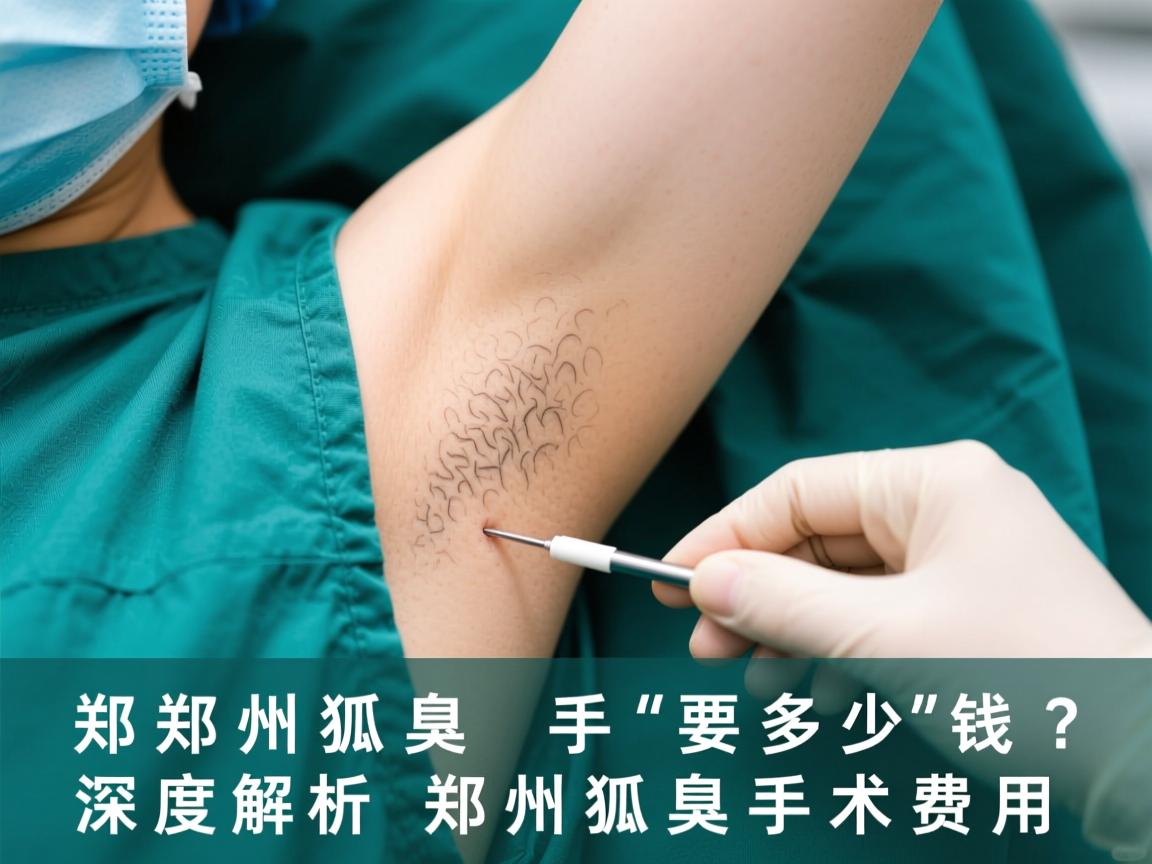 郑州狐臭手术要多少钱？深度解析郑州狐臭手术费用