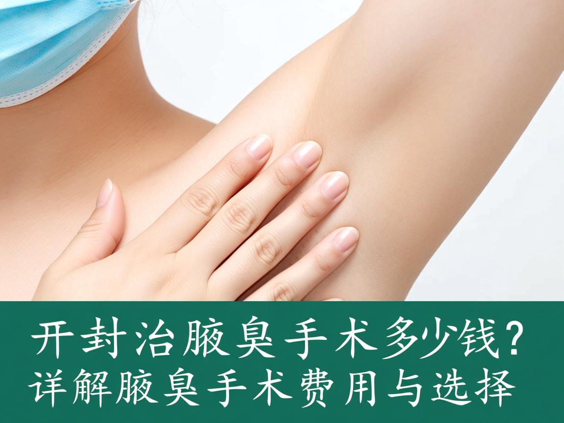 开封治疗腋臭手术多少钱?详解腋臭手术费用与选择 开封治疗腋臭手术多少钱?详解腋臭手术费用与选择