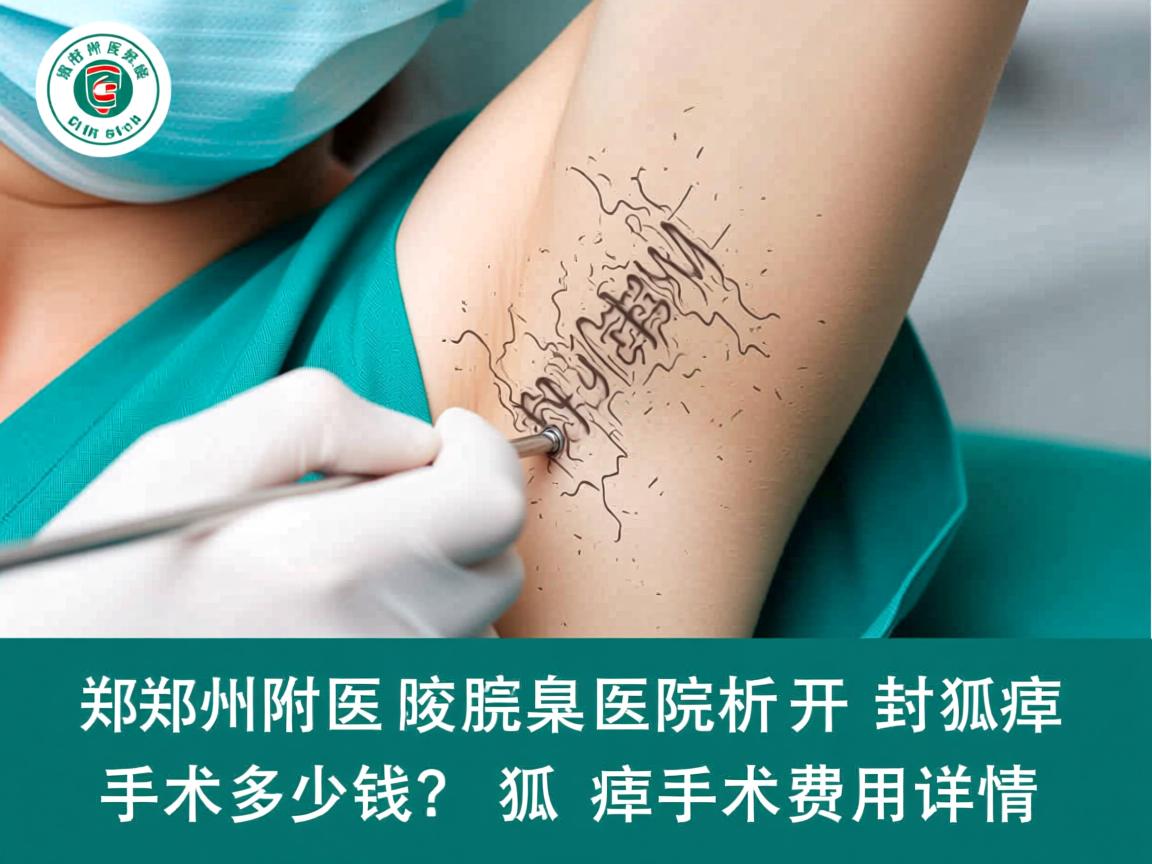 郑州附医腋臭医院解析，开封狐臭手术多少钱？狐臭手术费用详情