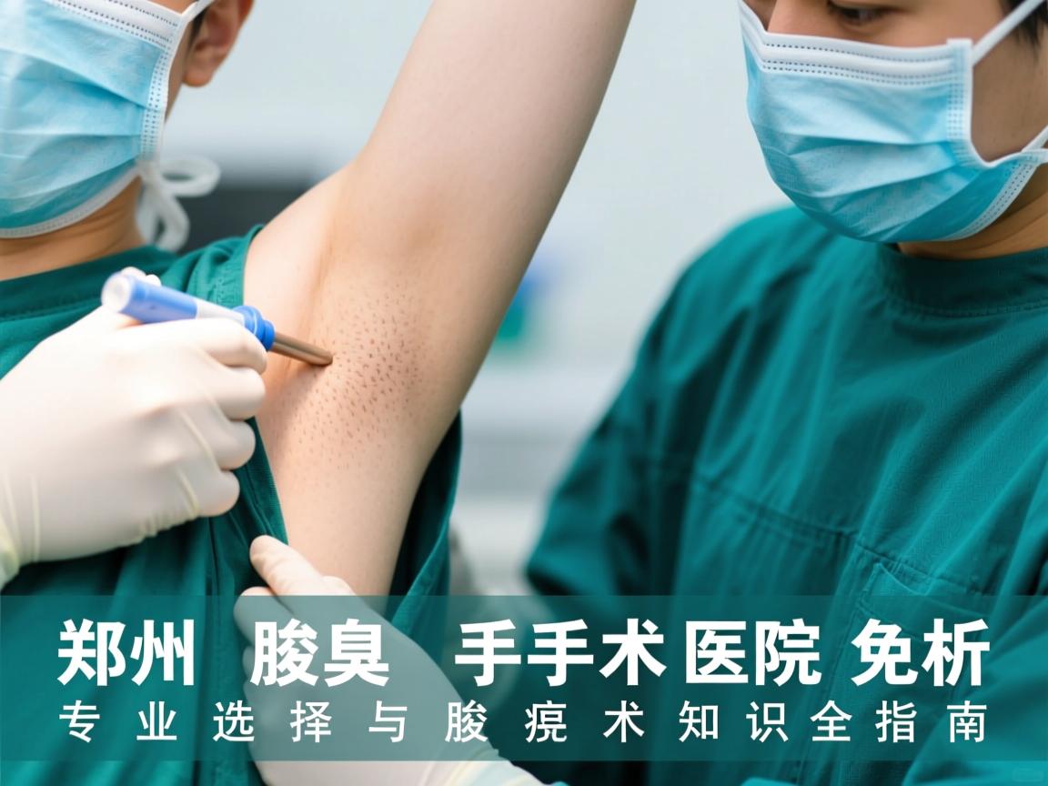 郑州腋臭手术医院解析,专业选择与腋臭手术知识全指南 郑州腋臭手术医院解析,专业选择与腋臭手术知识全指南
