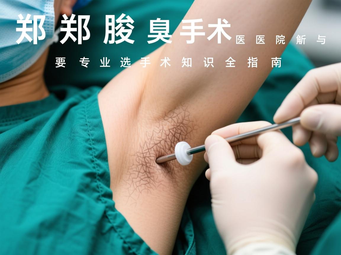 郑州腋臭手术医院解析,专业选择与腋臭手术知识全指南 郑州腋臭手术医院解析,专业选择与腋臭手术知识全指南
