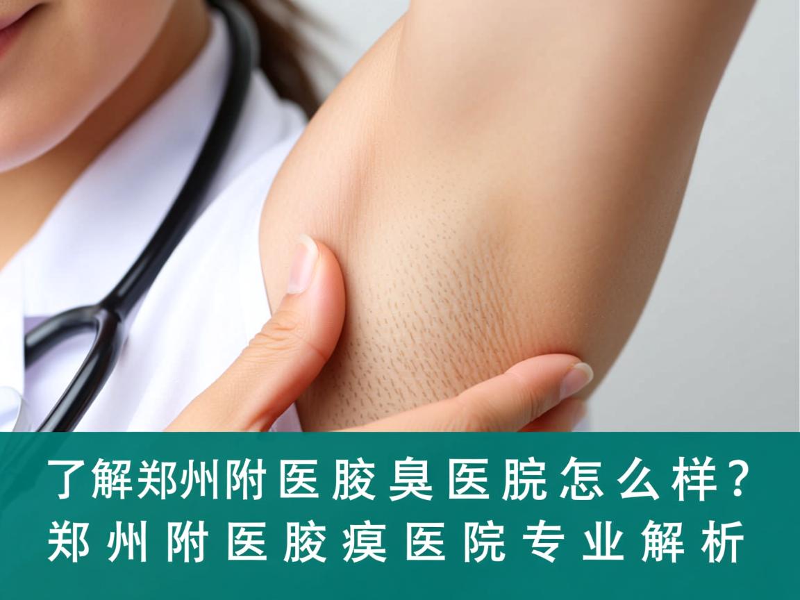 了解郑州附医腋臭医院怎么样？郑州附医腋臭医院专业解析