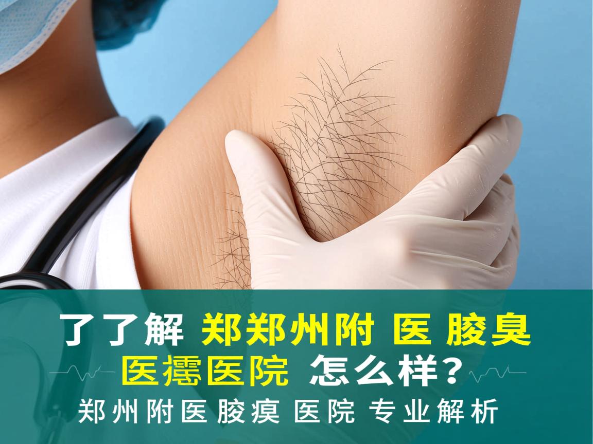 了解郑州附医腋臭医院怎么样？郑州附医腋臭医院专业解析