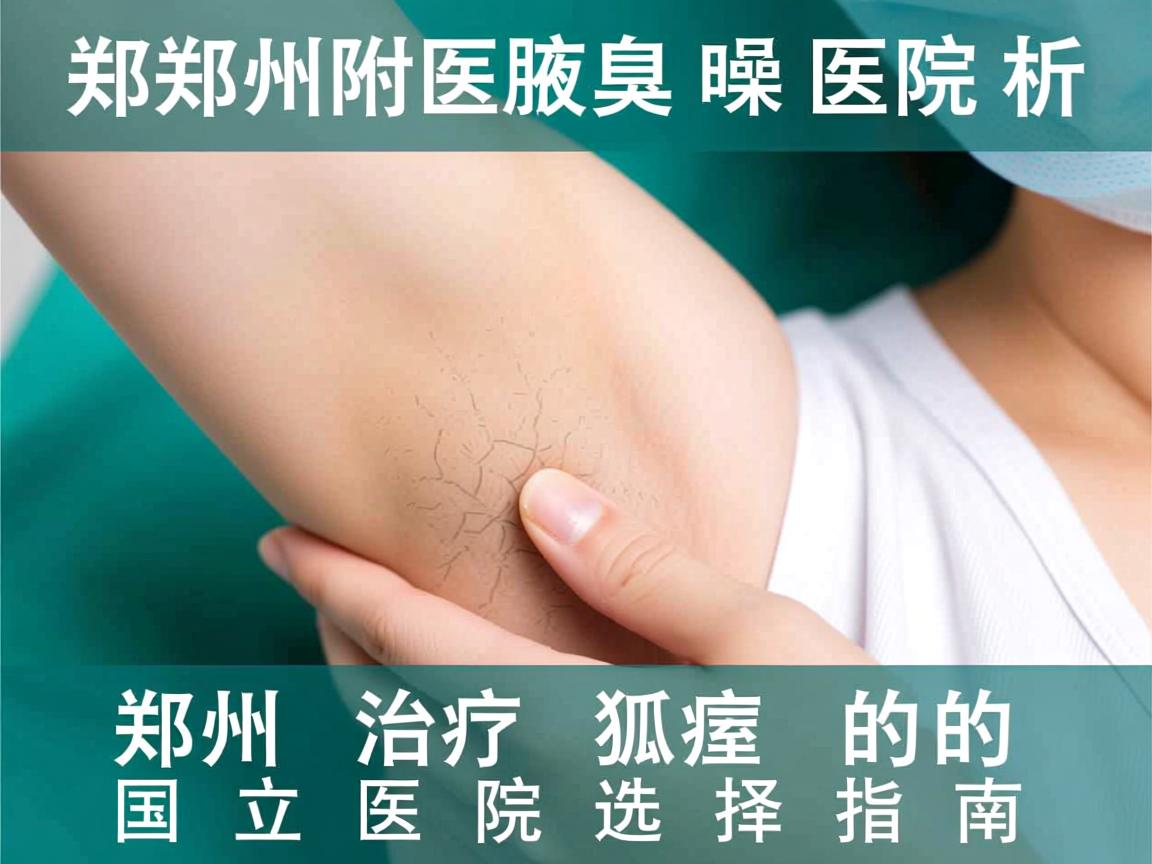 郑州附医腋臭医院解析，郑州治疗狐臭的国立医院选择指南