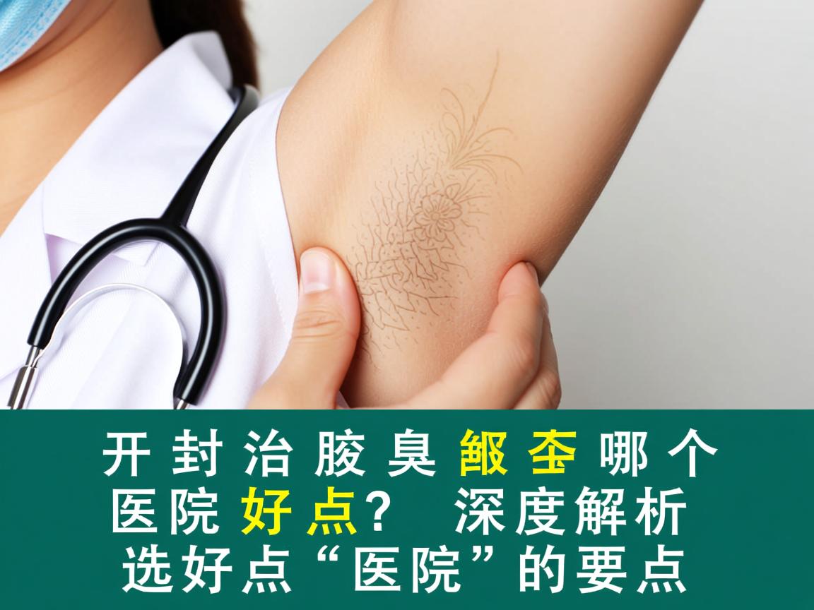 开封治腋臭哪个医院好点？深度解析选好点医院的要点