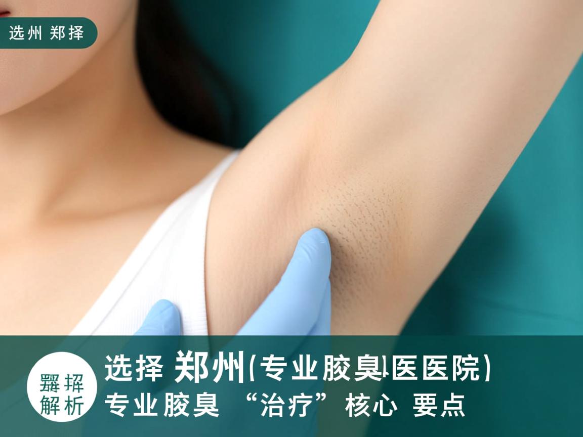选择郑州专业腋臭医院，解析郑州专业腋臭治疗的核心要点