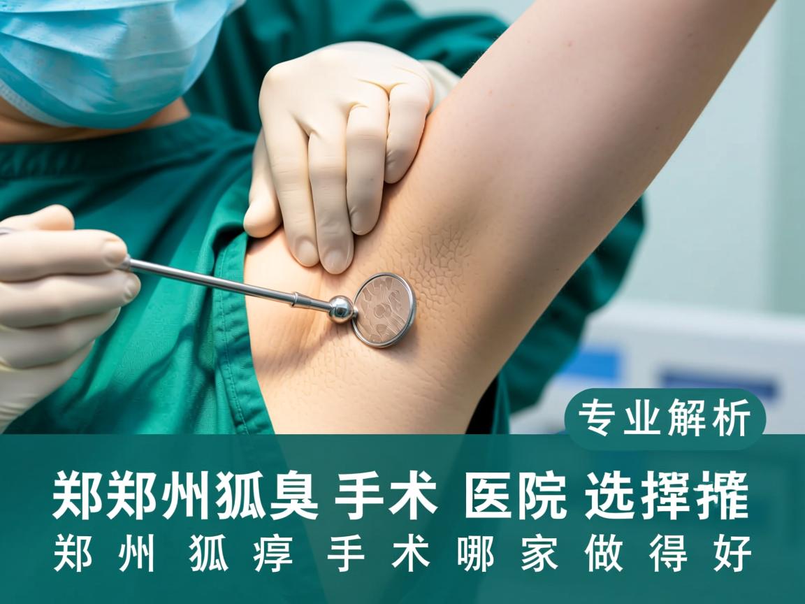 郑州狐臭手术医院选择指南，专业解析郑州狐臭手术哪家做得好
