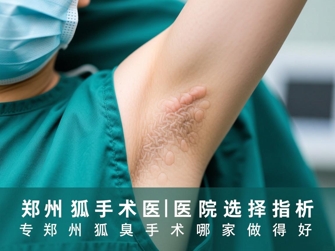 郑州狐臭手术医院选择指南，专业解析郑州狐臭手术哪家做得好