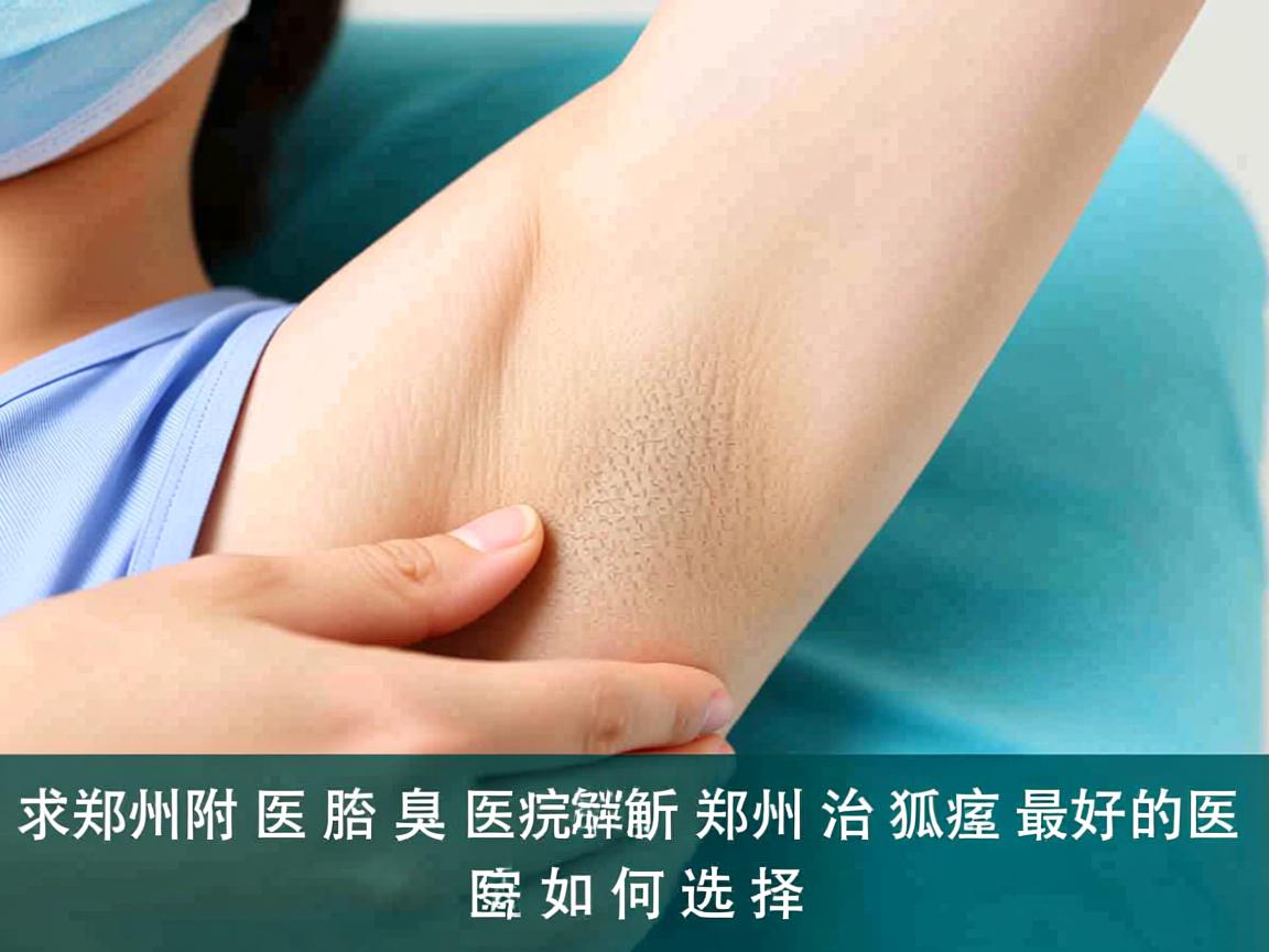 郑州附医腋臭医院解析，郑州治狐臭最好的医院如何选择