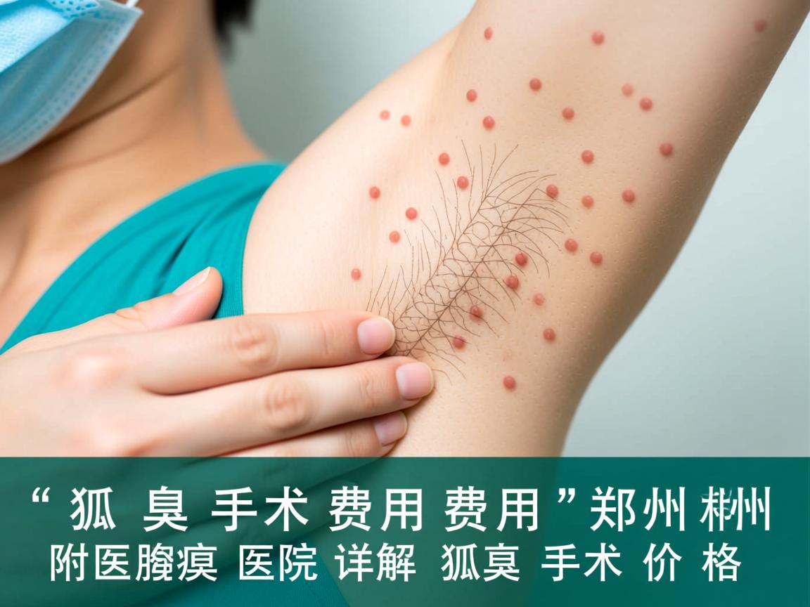 狐臭手术费用解析，郑州附医腋臭医院详解狐臭手术价格